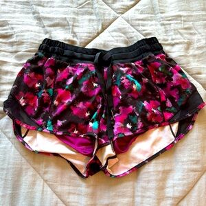 Lululemon hotty hot shorts floral
